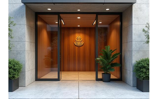 Exterior view of Lotus Hearth Wellness studio entrance on Yonge Street, Toronto